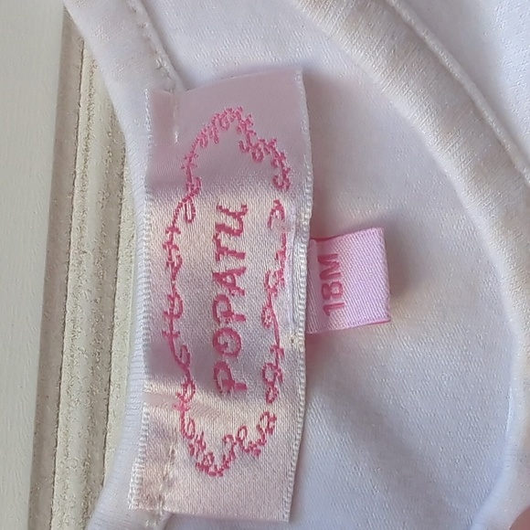 Popatu White Lace Floral Kids Dress - Picture 2 of 7